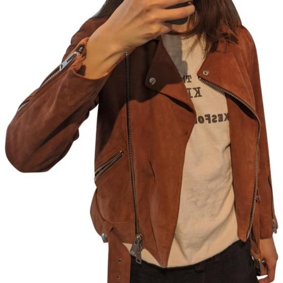 All Saints Jackets & Blazers - AllSaints Deep Cherry Balfern Jacket